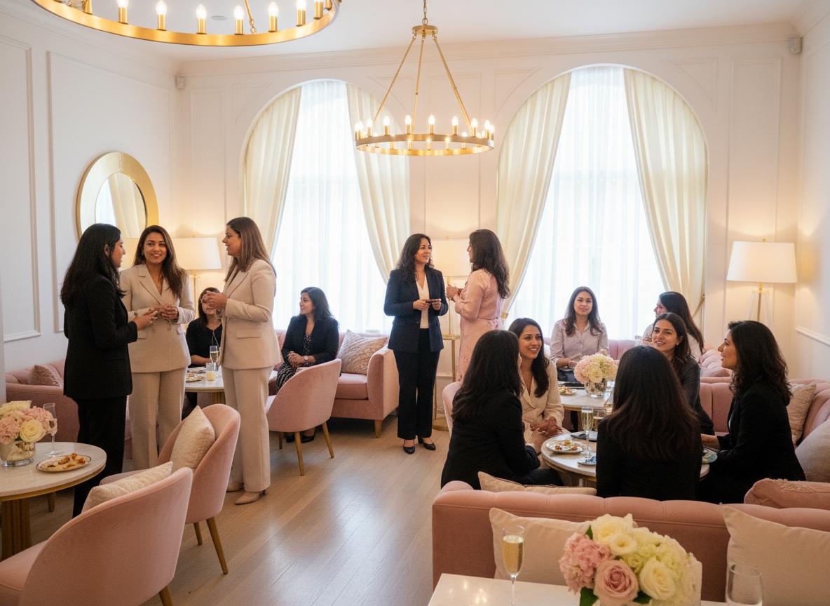 Women networking event